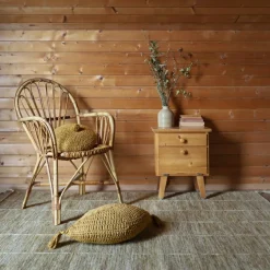 Coussin Plume jaune (30 x 50 cm)