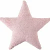 Coussin étoile rose (50 x 50 cm)
