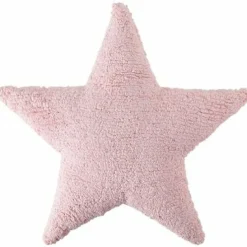 Coussin étoile rose (50 x 50 cm)