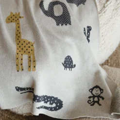 Couverture Animal en tricot (80 x 100 cm)