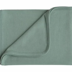 Couverture bébé côtelée Roman Green (90 x 90 cm)
