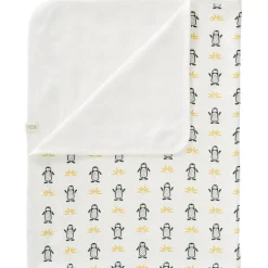 Couverture bébé en coton Pingouin (80 x 100 cm)