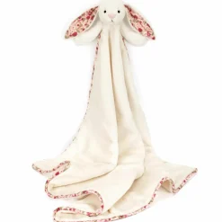 Couverture bébé Lapin en fleurs Crème (70 cm)