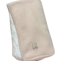 Couverture bébé polaire crème (80 x 80 cm)