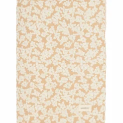 Couverture d'hiver en mousseline double Wabi-sabi Golden brown sakura