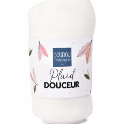 Couverture douceur blanc (70 x100 cm)