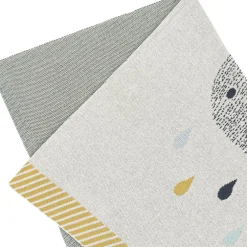 Couverture en coton bio baleine Little Water