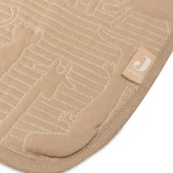 Couverture en coton Jungle Jambo Biscuit-Oatmeal (75 x 100 cm)