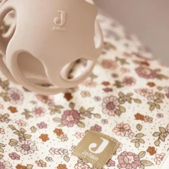 Couverture en coton Retro Flowers (75 x 100 cm)