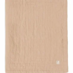 Couverture en gaze de coton Jacquard Biscuit (75 x 100 cm)
