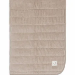 Couverture en jersey Velvet Rib Milky Coffee (75 x 100 cm)