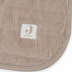 Couverture en jersey Velvet Rib Milky Coffee (75 x 100 cm)