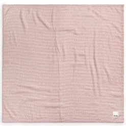 Couverture en mousseline de bambou Embroidery Anglaise Pink