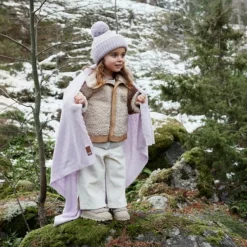 Couverture en pointelle Lavender Love