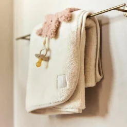 Couverture en polaire Basic Oatmeal (75 x 100 cm)