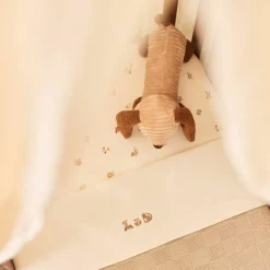 Couverture en polaire Box Knit Warm Sand (75 x 100 cm)