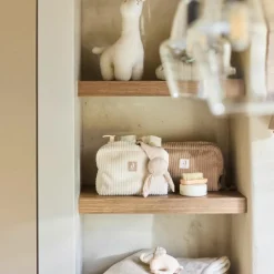 Couverture en polaire Box Knit Warm Sand (75 x 100 cm)