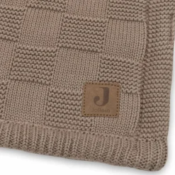 Couverture en polaire Box Knit Milky Coffee (100 x 150 cm)