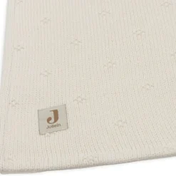 Couverture en polaire Cosy Knit Ivory (100 x 150 cm)