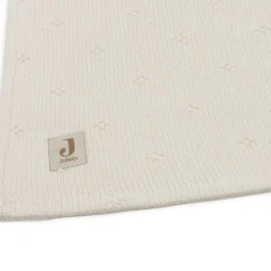 Couverture en polaire Cosy Knit Ivory (75 x 100 cm)