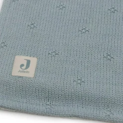 Couverture en polaire Cosy Knit Sea Green (75 x 100 cm)