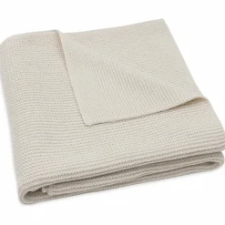 Couverture en tricot Basic Knit Oatmeal (75 x 100 cm)