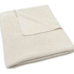 Couverture en tricot Basic Knit Oatmeal (100 x 150 cm)