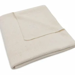 Couverture en tricot Cosy Knit Ivory (100 x 150 cm)