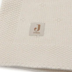 Couverture en tricot Cosy Knit Ivory (100 x 150 cm)