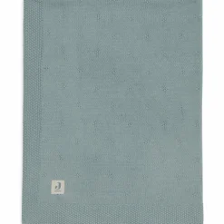 Couverture en tricot Cosy Knit Sea Green (100 x 150 cm)