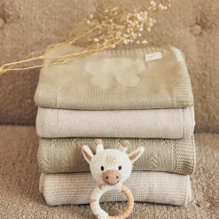 Couverture en tricot Miffy Nougat (100 x 150 cm)