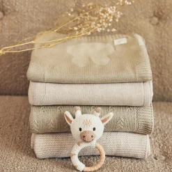 Couverture en tricot Miffy Nougat (75 x 100 cm)