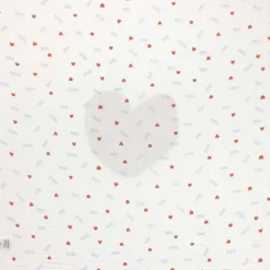 Couverture Happy Rascals Coeur (100 x 100 cm)