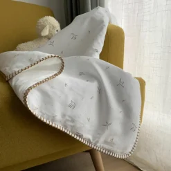 Couverture matelassée l'Envolée Ambre (75 x 100 cm)