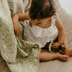 Couverture mi-saison Leaves (75 x 100 cm)