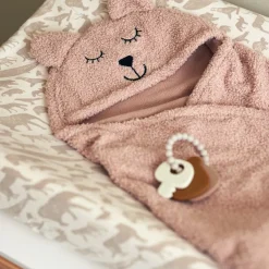Couverture nomade Bear Boucle Wild Rose (0-3 mois)