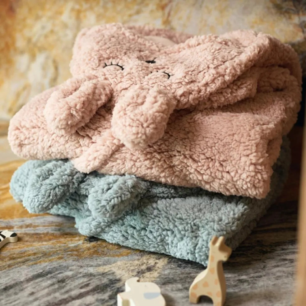 Couverture nomade Bunny Sea Green