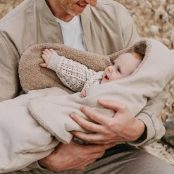 Couverture nomade CALLIE CORD sand shell