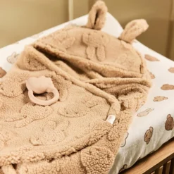 Couverture nomade Miffy Jacquard Teddy Biscuit