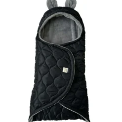 Couverture nomade pour bébé Recy black-grey