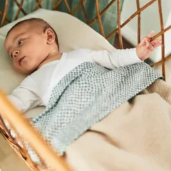 Couverture polaire Basic Knit Nougat (75 x 100 cm)