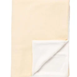 Couverture polaire et gaze coton Vanille (75 x 100 cm)