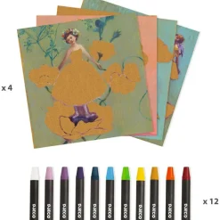 Crayons de cire Inspired by Edgar Degas