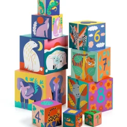 Cube à empiler Animaux sauvages