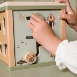 Cube d'activités en bois Little Farm