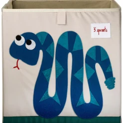Cube de rangement en tissu Serpent