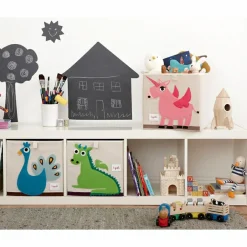Cube de rangement en tissu Dragon