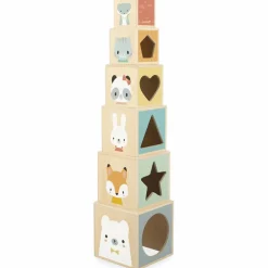 Cubes à empiler Pure (6 pièces)