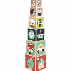 Cubes empilables baby forest (6 cubes)
