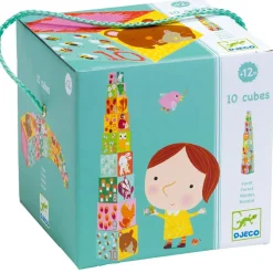 Cubes empilables Forêt (10 cubes)